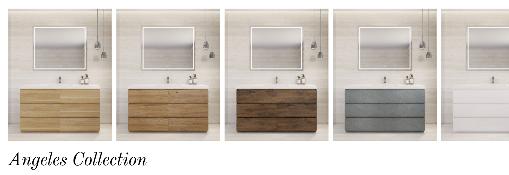 Angeles Freestanding Vanity Collection - Moreno Bath Farmhouse Freestanding Vanities