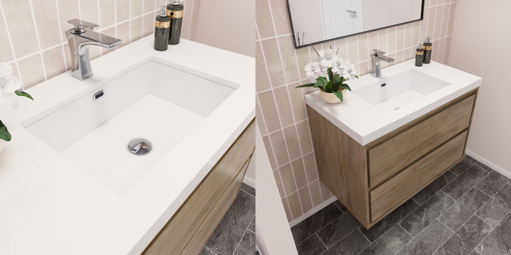 Modern Bathroom Vanity - Maiori