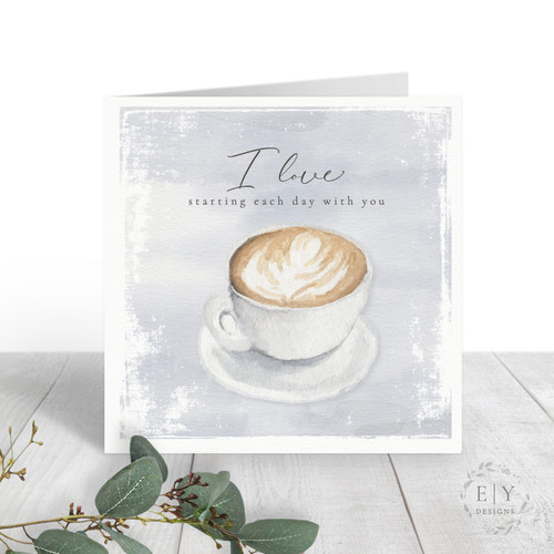 Coffee Romantic Card