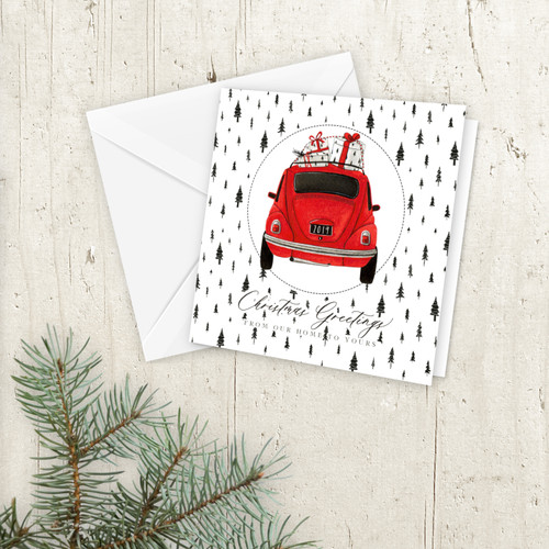 Christmas Gifts & Car Christmas Card