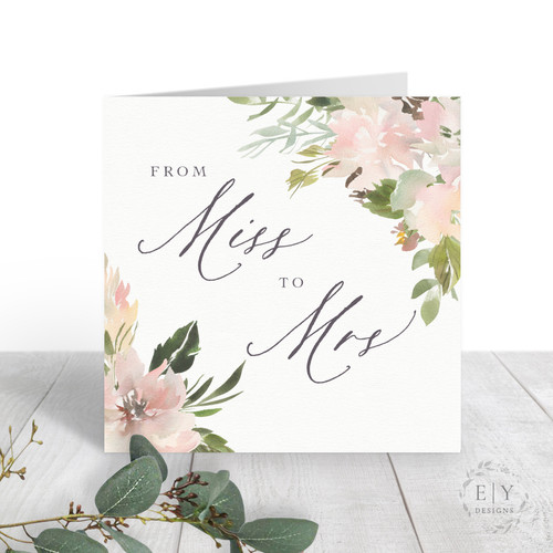 Floral Bridal Shower Card