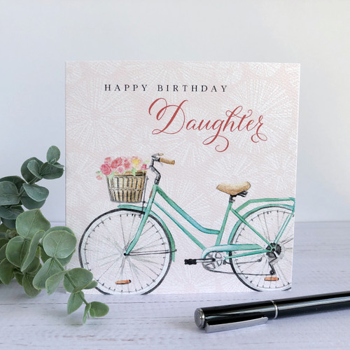 Bike Daughter Birthday Card