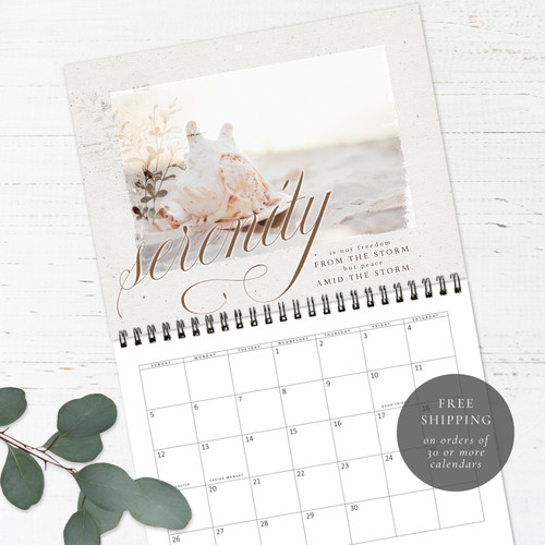 Seascapes Birthday Calendar | Congregational or Family Birthday Calendar