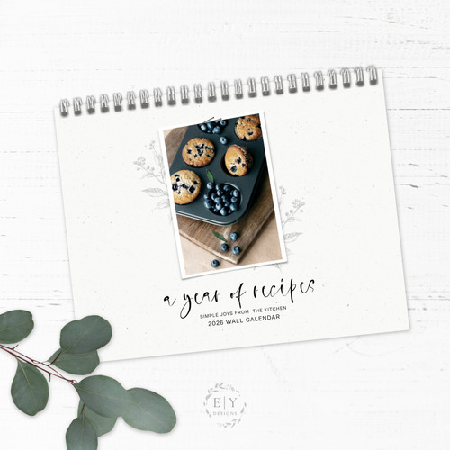 A Year of Recipes Wall Calendar