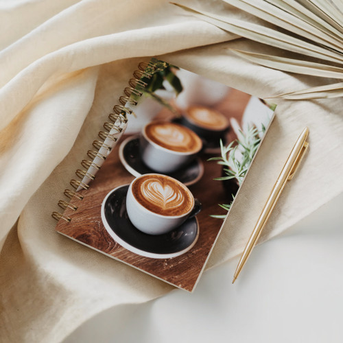 Coffee Lined Journal Notebook