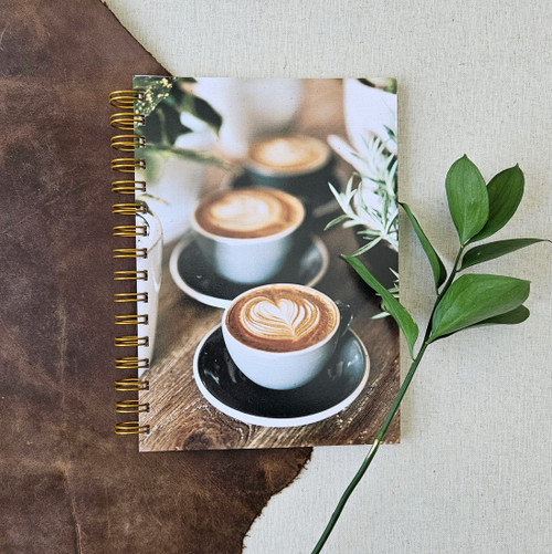 Coffee Lined Journal Notebook