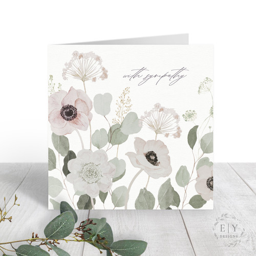 Floral Sympathy Card