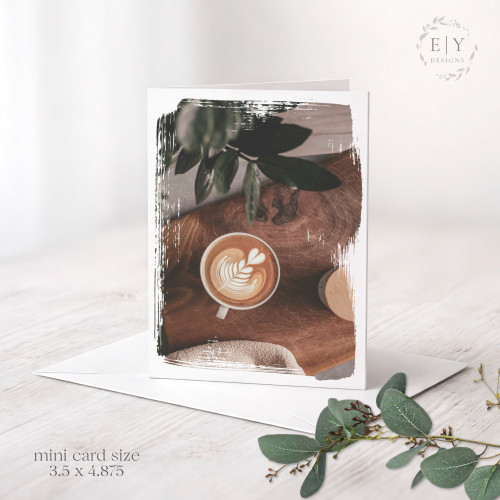 Coffee Mini Note Card