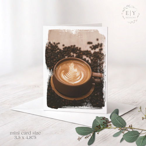 Coffee Mini Note Card