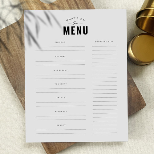 Meal Planner Notepad | Large