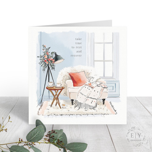 Cozy Chair Get Well Card