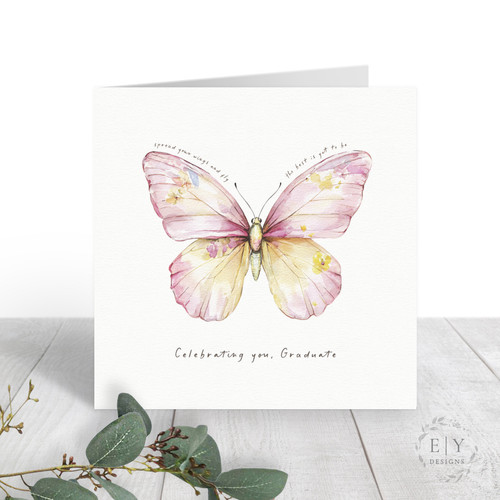 Butterfly Graduation Card