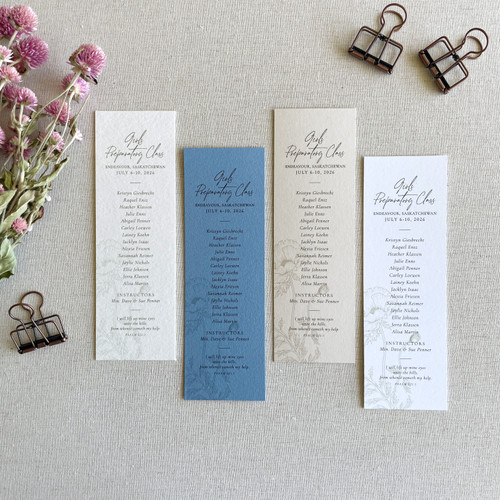 Poppy Girls' Prep Class Bookmark