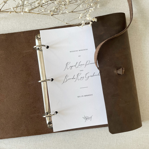 Wedding Book Pages | A5 Size
