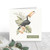 Tropical Floral & Bird Birthday Card 