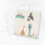 Girl & Fox Birthday Card Girl & Fox Birthday Card