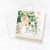 Lace & Burlap Floral Wedding Card