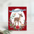 Deer & Floral Wreath Christmas Card