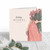 Girl Holding Flowers Birthday Card