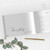 Modern Script Personalized Hard Cover Wedding Book | Free Shipping