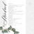 Floral Branch Personalized Hard Cover Wedding Book | Free Shipping