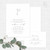 Sketched Florals  Wedding Invitation