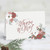 Floral Warm Wishes Mini Christmas Card Set 