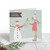 Girl and Snowman Christmas Card // READY TO SHIP