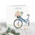 Floral Bike Birthday Card