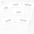Minimal Script 11x17 Birthday and Event Calendar