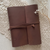 Brown Leather Wedding Book | A5 Size