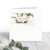 White Peonies Wedding Card