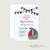 Nautical Sailboat Baby Shower Invitation