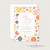 Coral Pink Yellow Grey Dots Baby Shower Invitation 
