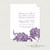 Purple Vintage Flowers Bridal Shower Invitation 