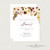 Autumn Florals Bridal Shower Invitation