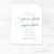 Elegant Script Wedding Invitation