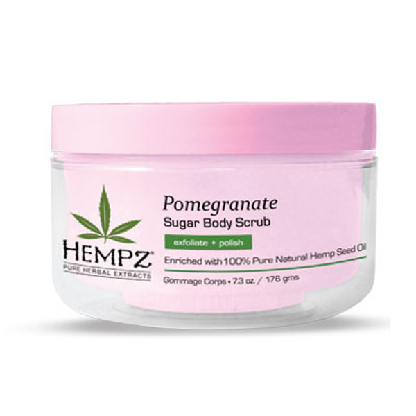Hempz® Pomegranate Herbal Sugar Body Scrub 176g