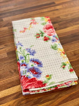 AC Cottage Rose Tea Towel