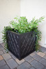 Lattice 18" Square Planter Box