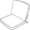 Old Style Grand Tuscany Club Cushion - 4" thick Seat