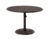 Tuscany 42" Rd. Pedestal Dining Table in Desert Bronze