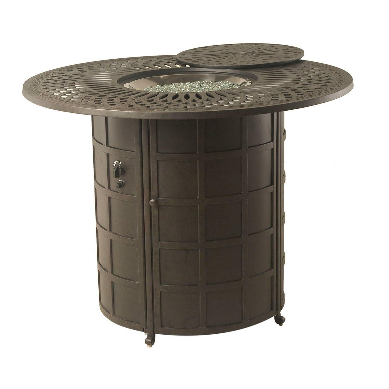 Mayfair 54" Round Counter Height Enclosed Gas Table