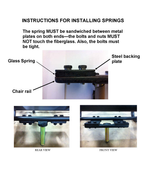 5" Standard Glass Spring Set of 2
