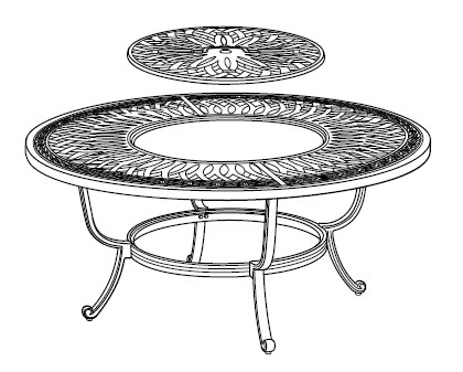 Mayfair Wood burning fire pit