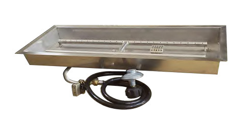 12" x 24" Rectangular Fire Burner
