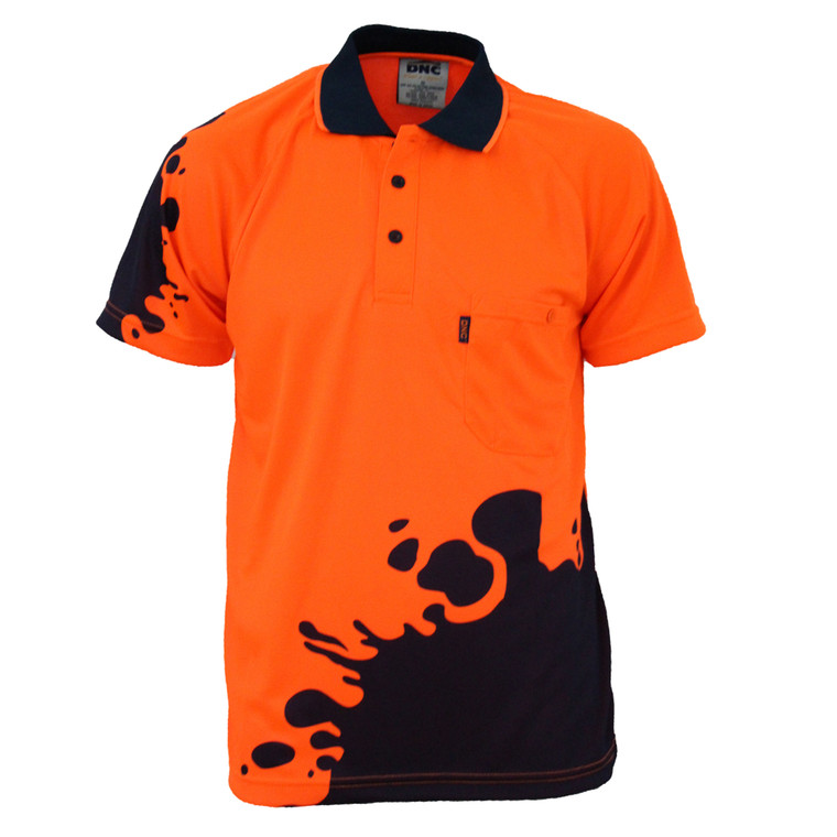 Hivis Sublimated Blot Polo