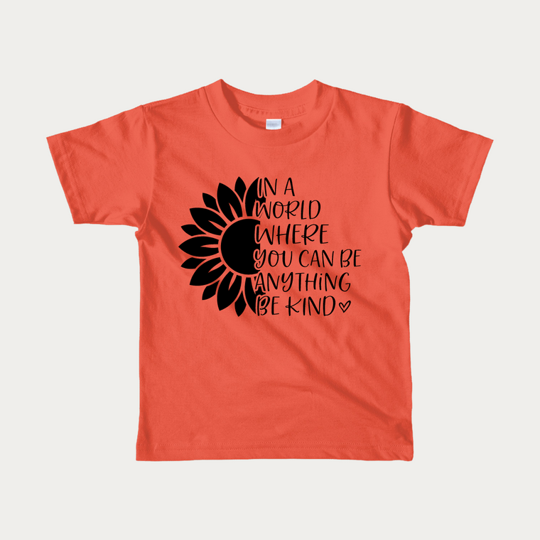 Be Kind ORANGE KIDS T-Shirt