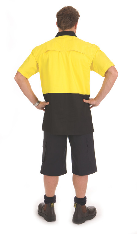 HiVis 3 Way Cool-Breeze Cotton Shirt - short sleeve