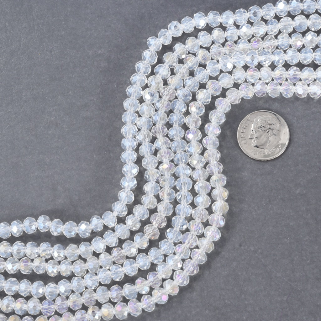 Top Grade Natural Faceted Rainbow Moonstone Beads Necklace 16 Inch  Necklace